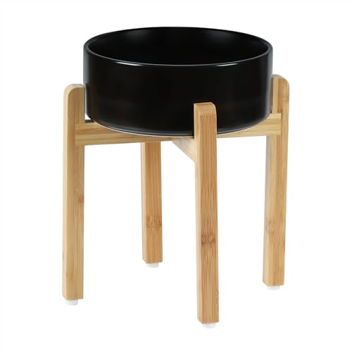 Single Bowl+ Stand - Black