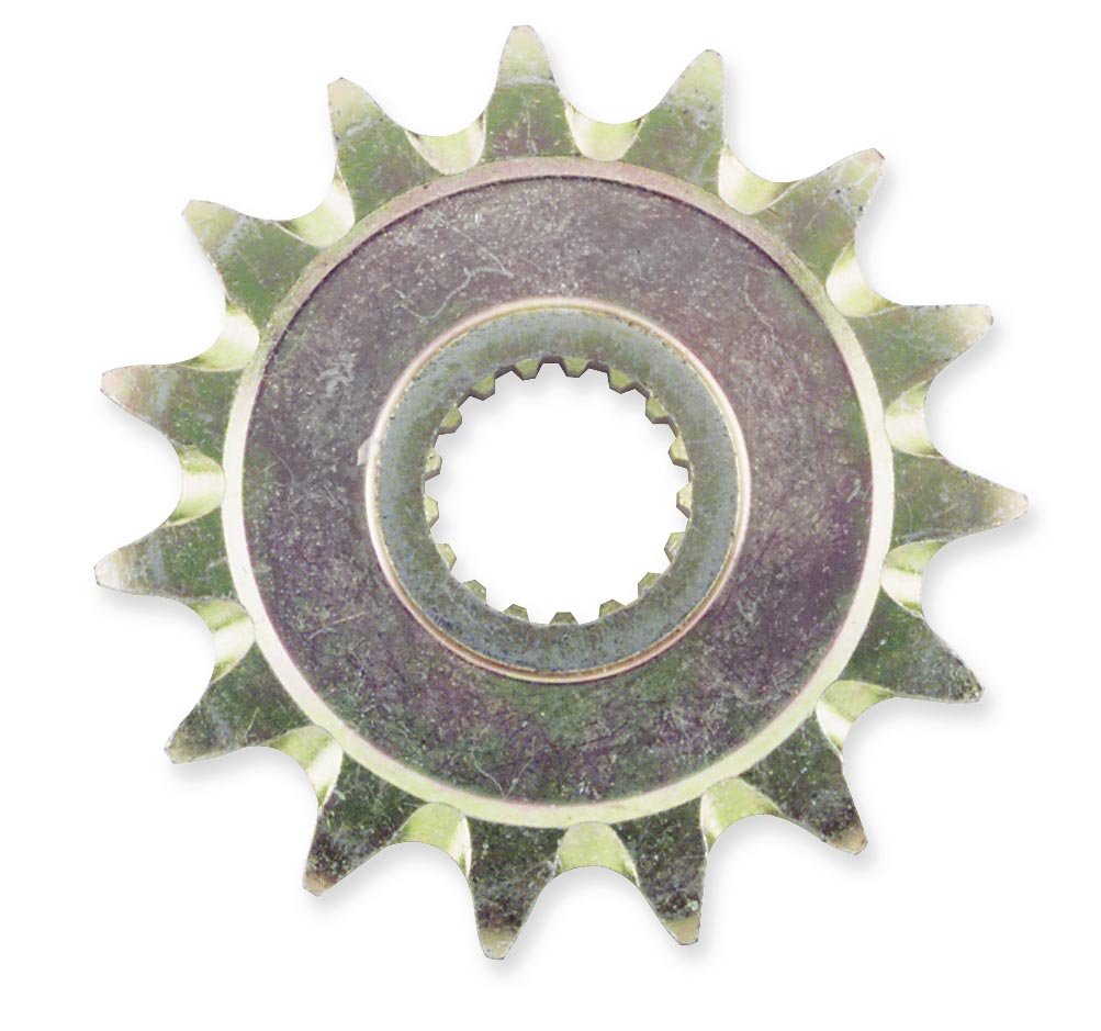 Sunstar Steel Front Sprocket 15T - 520 Size 15-Tooth Natural Motorcycle Sprocket for Dirt Bikes & ATVs - Perfect for Off-Roading and Performance Upgrades