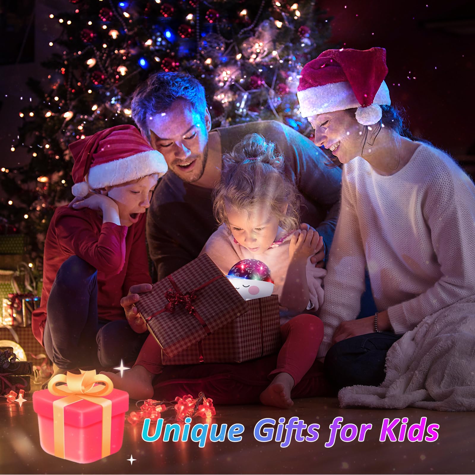 Dinosaur Night Light for Kids - Dino Projector Toy with LED Projection, Perfect as Birthday Christmas Holiday Gifts for Boys & Girls | Bedroom Decor, Nursery Nightlight, Kids Room Accessories
