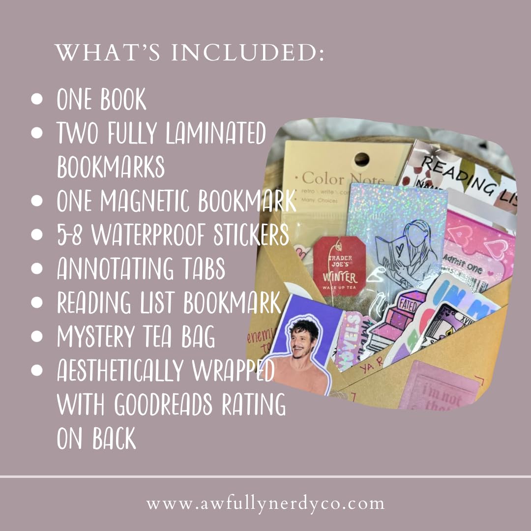 Blind Date With a Book - Unwrap Your New Favorite Fantasy Novel | Unique Book Gift Idea for Readers & Book Lovers | Perfect for Book Clubs, Birthday Gifts, and Cozy Reading Nights