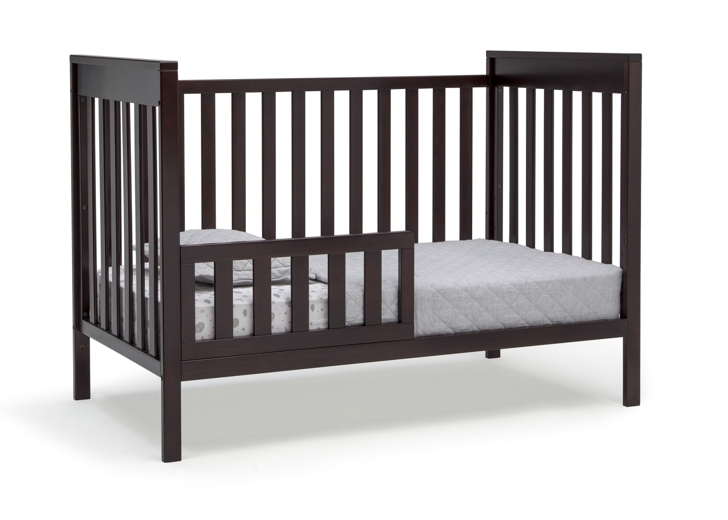 Mercer 6-in-1 Convertible Baby Crib with Toddler Rail - White Nursery Furniture for Newborn to Full Size Bed | Perfect for Nursery, Bedroom & Guest Room