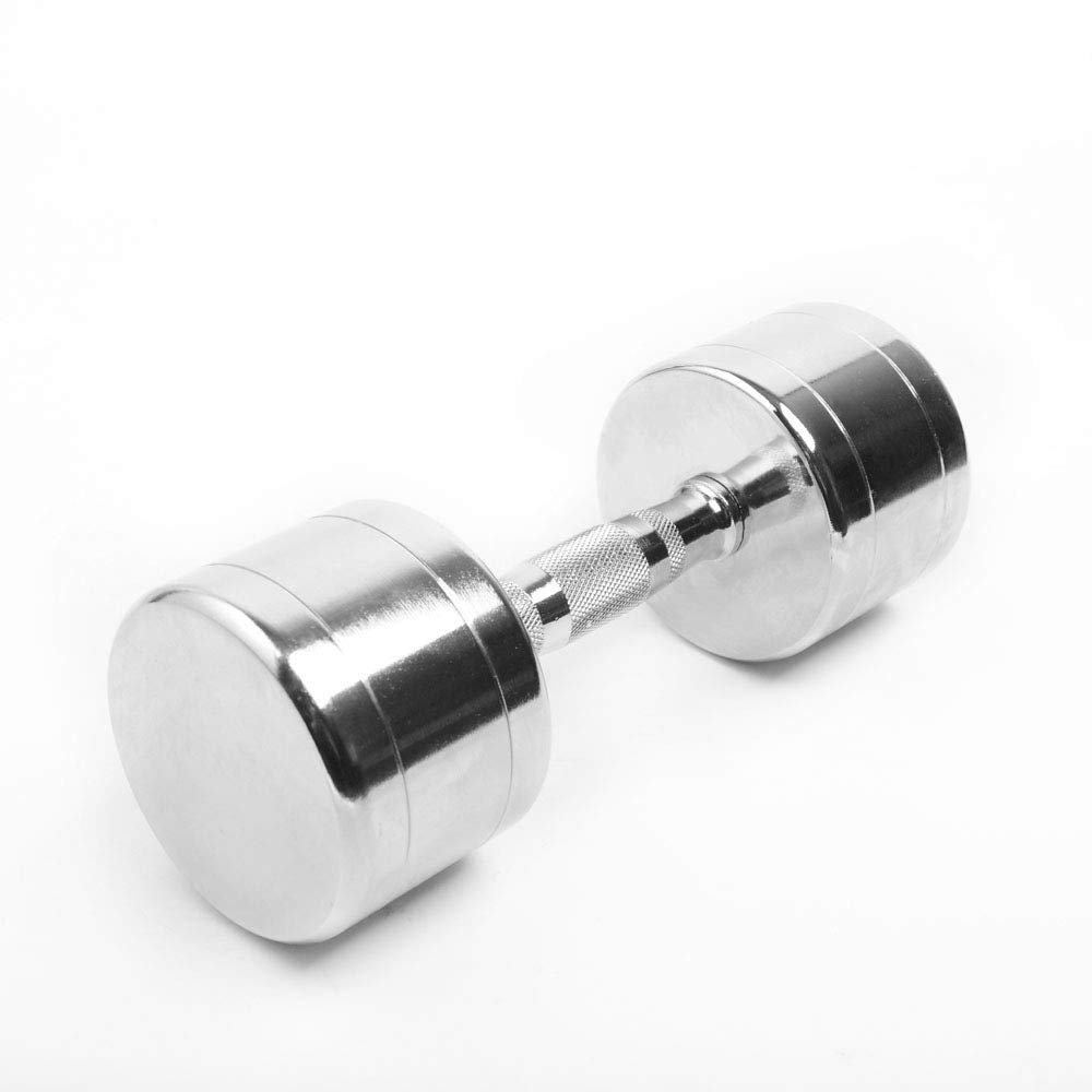 Rhegeneshop Chrome Fixed Solid Weight Dumbbells for Home Gym & Strength Training - Perfect for Weightlifting, CrossFit, and Full-Body Workouts