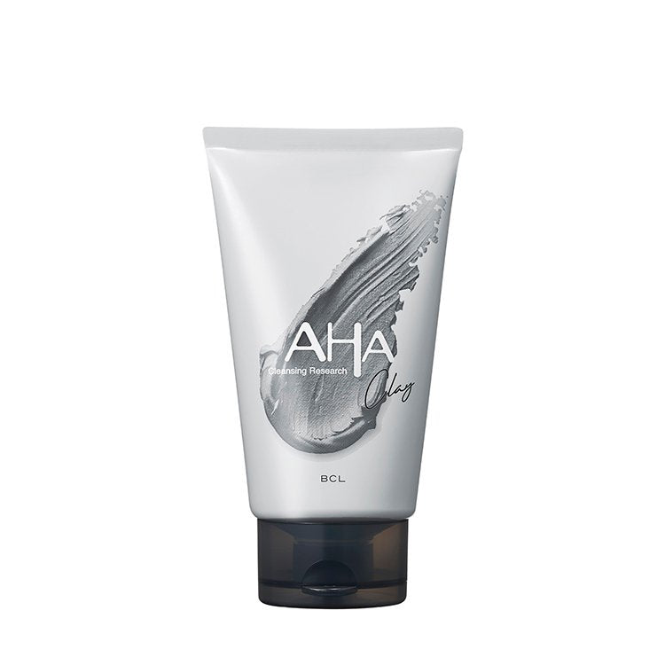 AHA Cleansing Research Black Clay 3-in-1 Facial Cleanser 120g - Deep Pore Cleansing, Exfoliating & Brightening for Acne-Prone Skin | Daily Skincare Routine for Men & Women