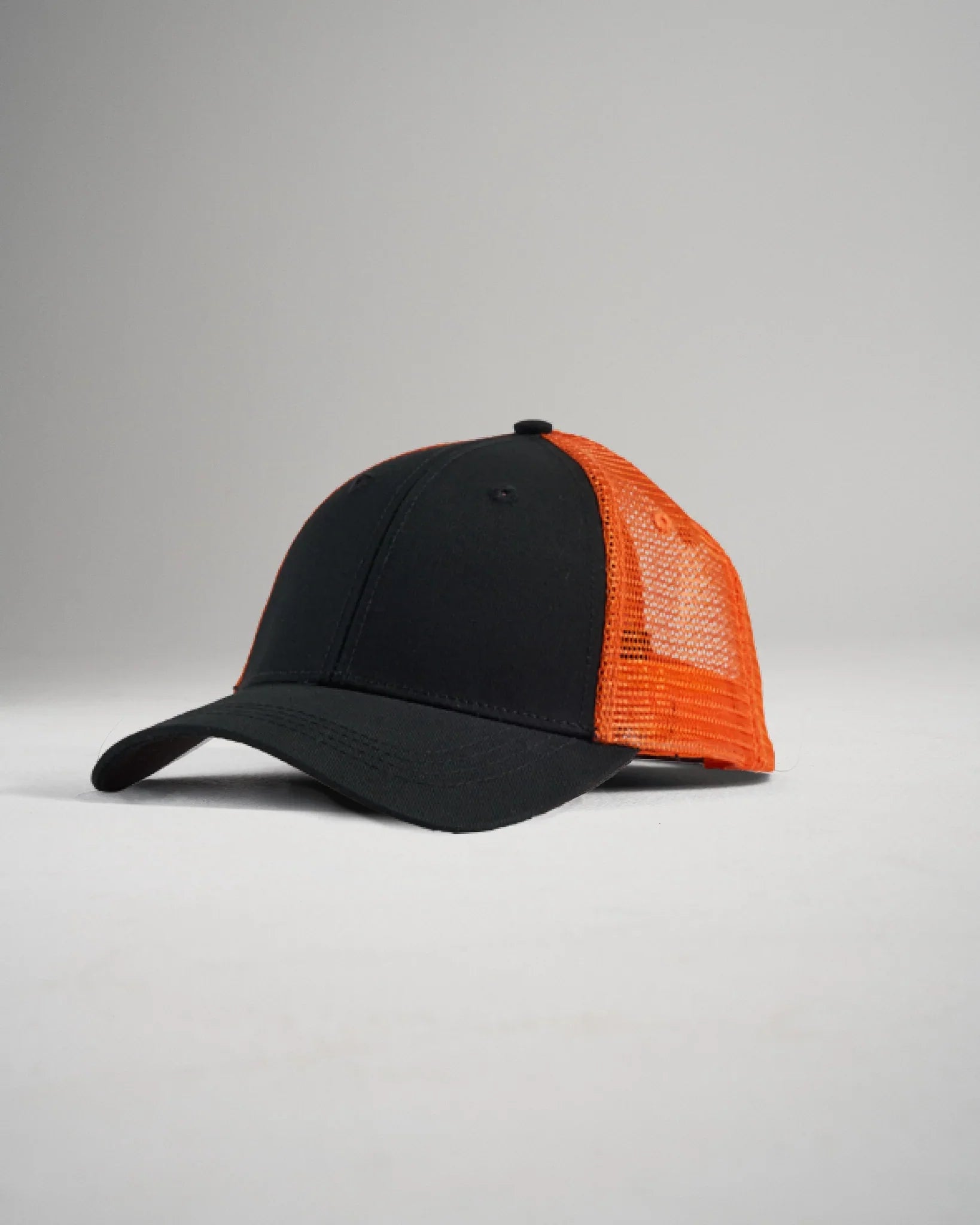 RUDIS Embroidered Wrestling Trucker Hat - Black & Orange - Perfect for Wrestling Tournaments, Training & Fan Support