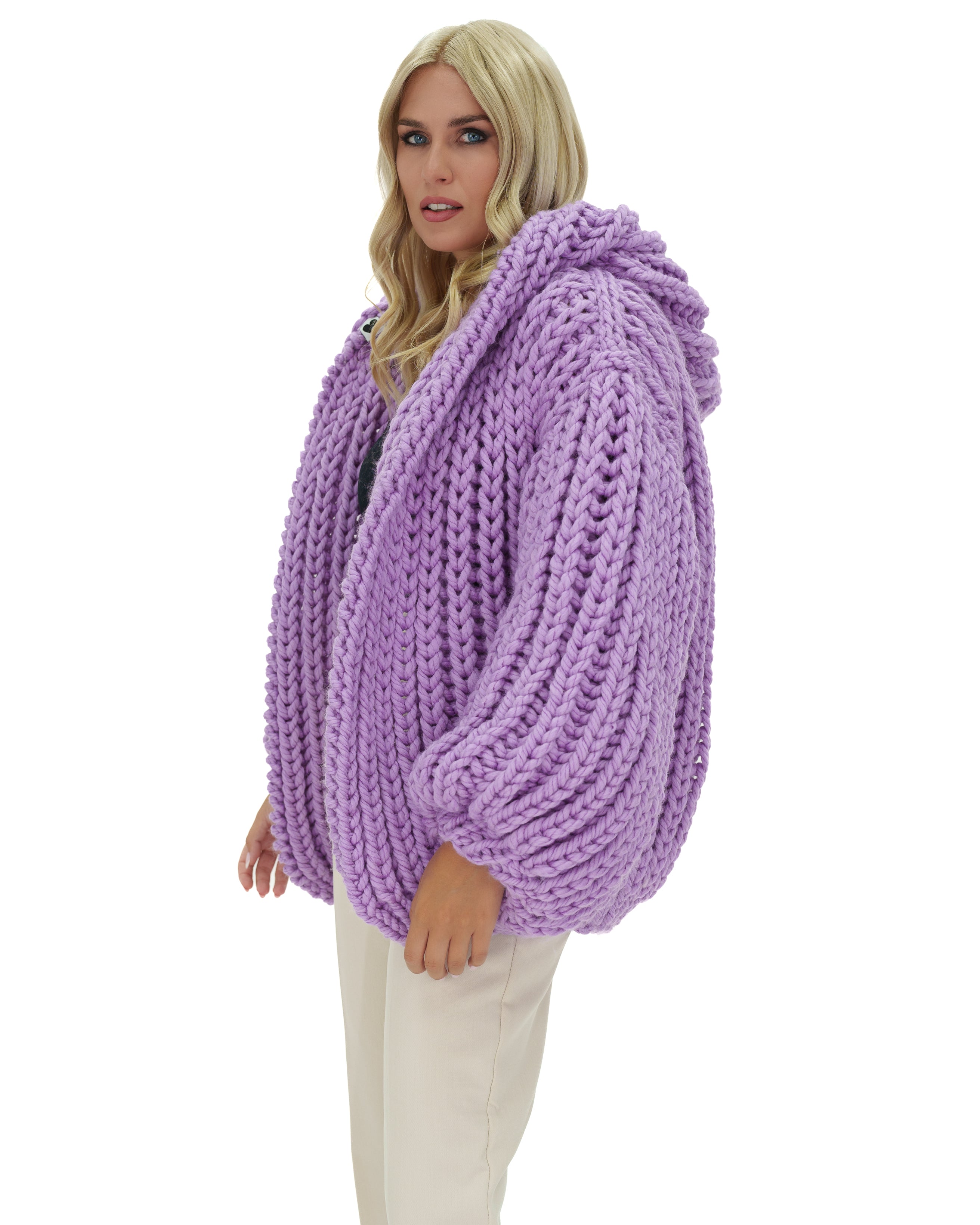 Stylish Hooded Chunky Cardigan for Women - Cozy Oversized Knit Sweater | Perfect for Fall, Winter & Casual Outfits