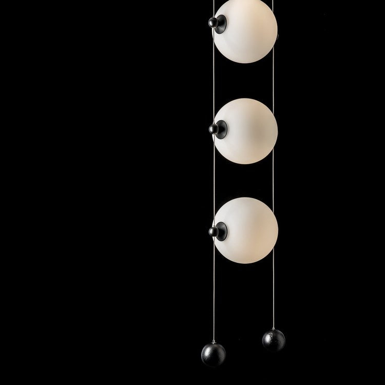 Modern 3-Light LED Pendant Lighting Fixture - Adjustable Hanging Chandelier for Kitchen Island, Dining Room & Living Room Decor