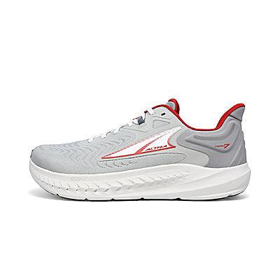 M Torin 7 Running Shoes - Lightweight Gray & Red Athletic Sneakers for Men - Perfect for Jogging, Gym Workouts and Daily Wear