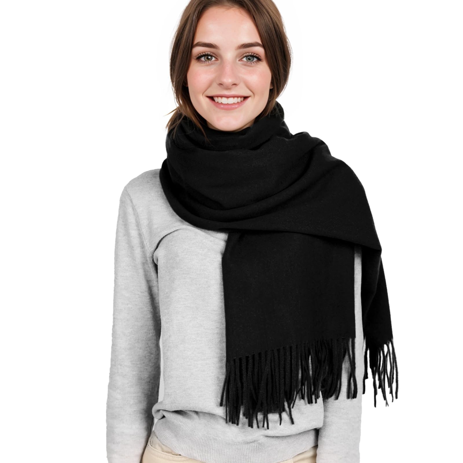 Luxury Pashmina Shawl Wraps for Women - Extra Large Soft Winter Scarf, Elegant Evening Shawl for Dresses & Wedding Accessories - Perfect for Formal Events, Date Nights & Special Occasions