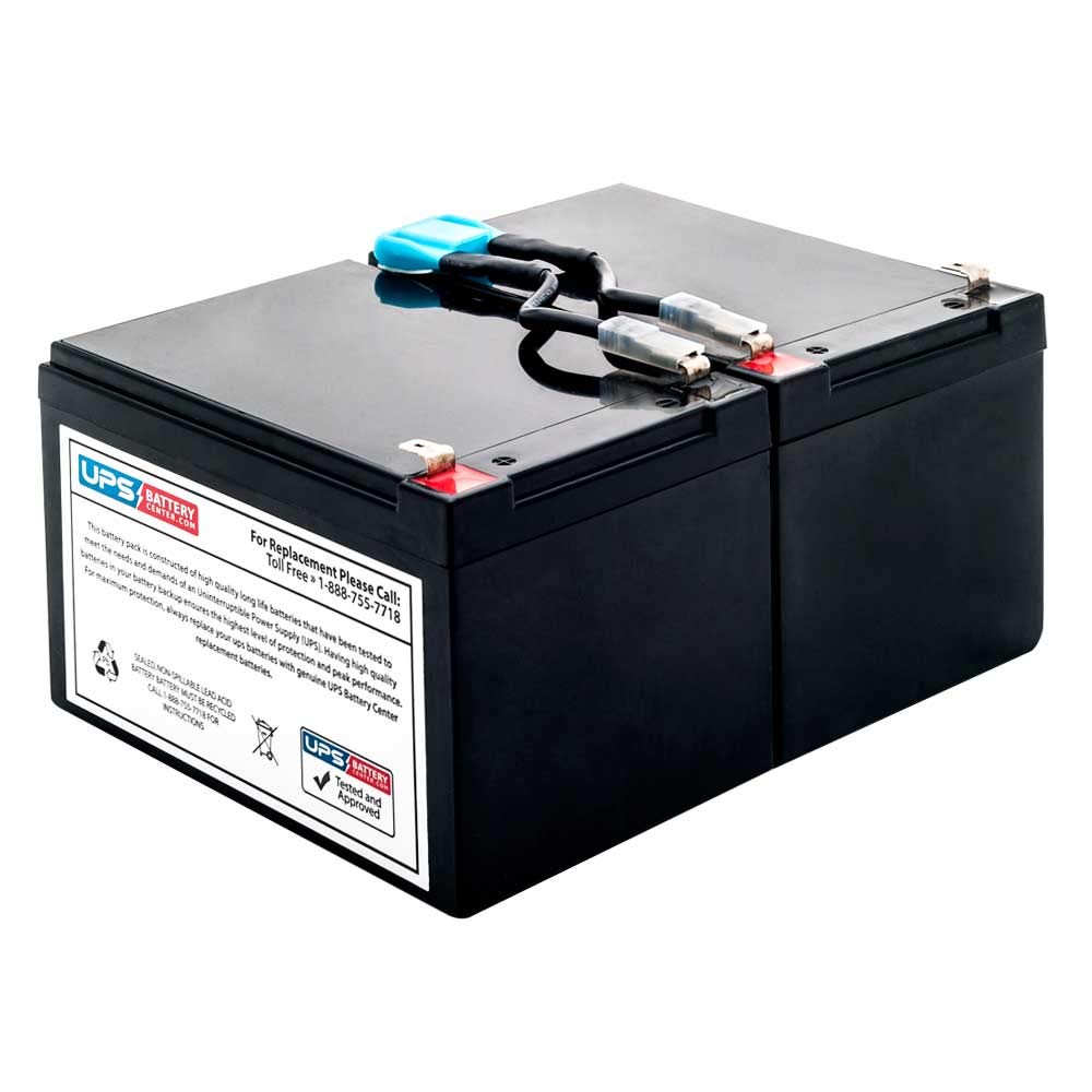 APC Smart-UPS 1000 (SU1000NET) Replacement Battery Pack - Compatible with SUA1000, SMT1000 - Long Lasting UPS Backup Power for Home & Office Electronics - Perfect for Computers, Routers & Network Equipment During Power Outages