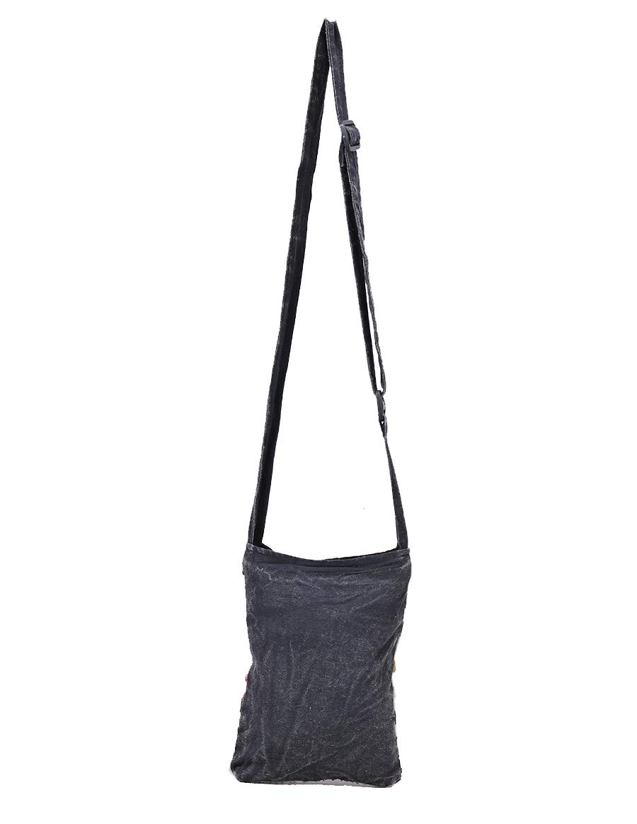 Royal Flower Patch Mini Crossbody Bag for Women | Elegant Small Shoulder Purse | Perfect for Parties, Dates & Everyday Use
