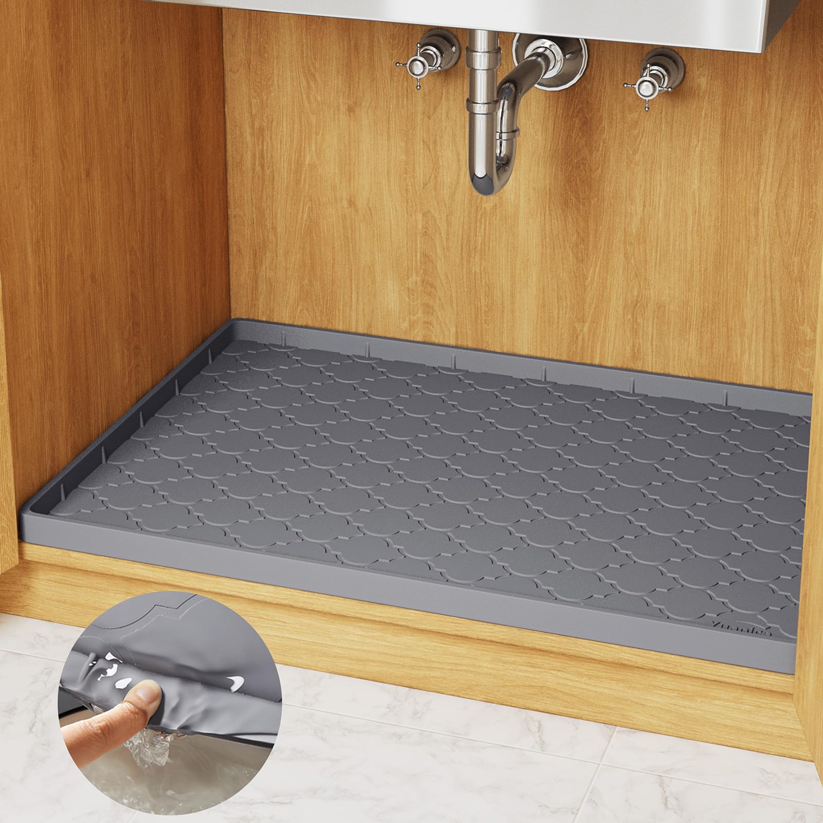 Waterproof Silicone Under Sink Mat 34