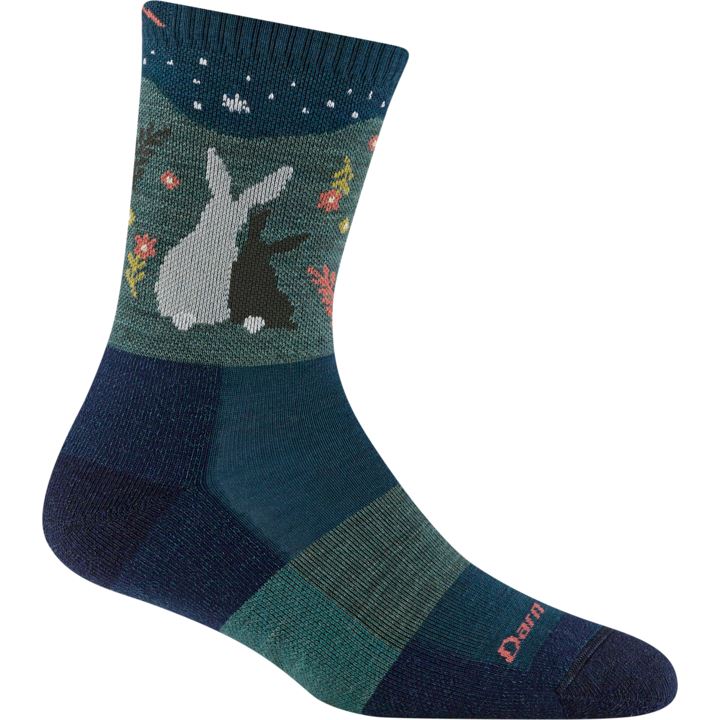 Darn Tough Critter Club Micro Crew Lightweight Hiking Socks for Women - Perfect for Outdoor Adventures, Hiking & Trail Running