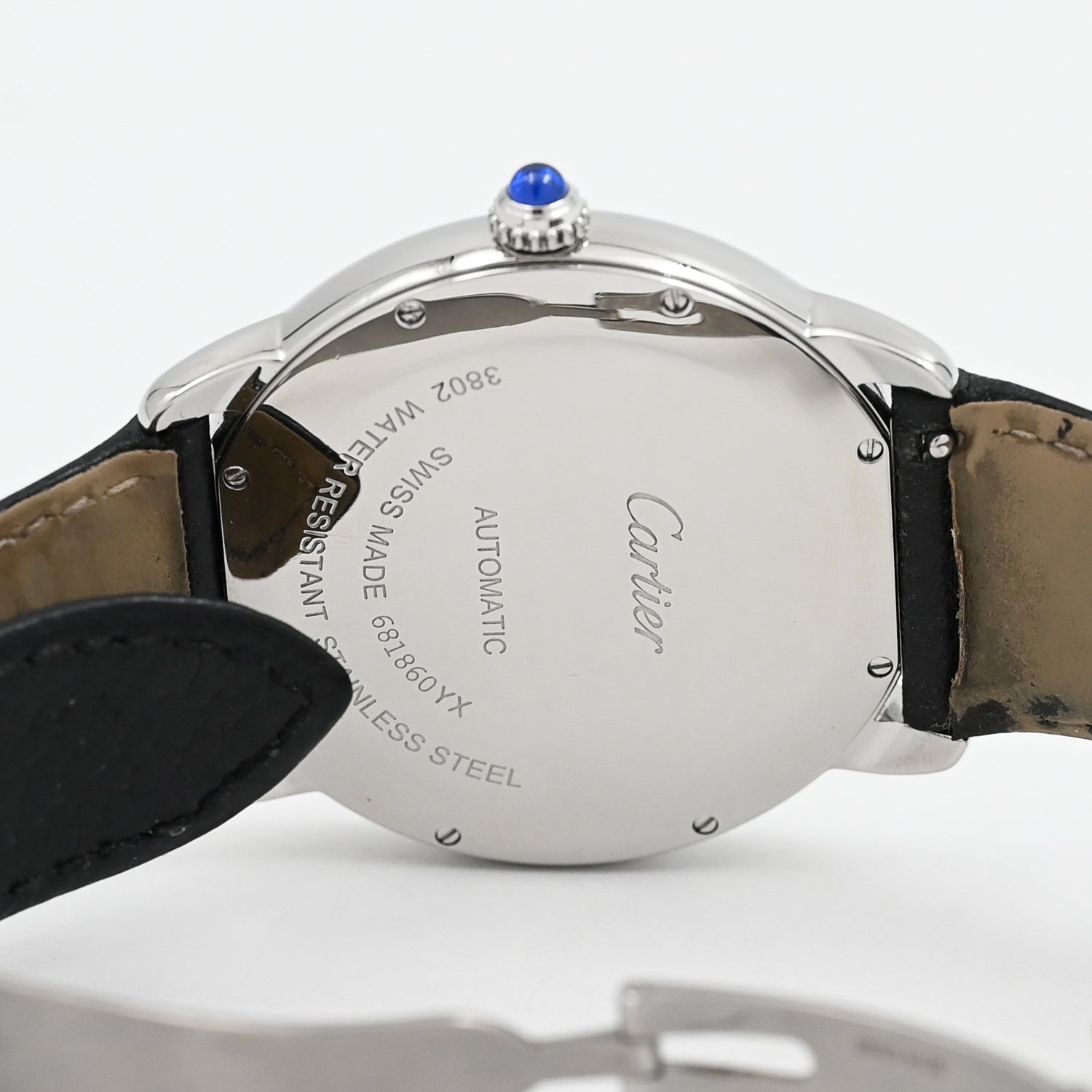 Cartier Rondo Solo 42mm Stainless Steel Men's Watch - Luxury Swiss Timepiece for Business & Formal Occasions