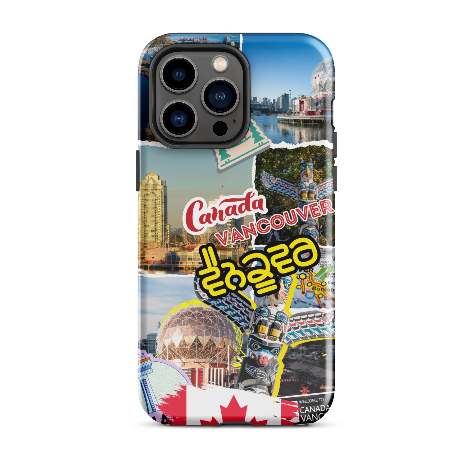 Premium Vancouver Collage iPhone Case - Stylish & Durable Protection for iPhone [Model] | Perfect for Travel, Work & Everyday Use