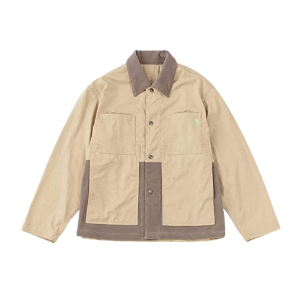 Stylish Contrast Block Work Jacket - Unisex Denim Utility Jacket for Men & Women | Perfect for Casual Outfits, Outdoor Activities & Streetwear Fashion