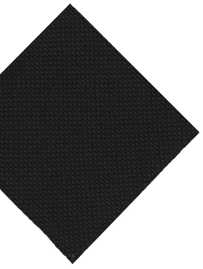 DÉCLIC Grenadine Hanky - Stylish Black Silk Handkerchief for Men & Women | Perfect for Weddings, Gifts, and Formal Occasions