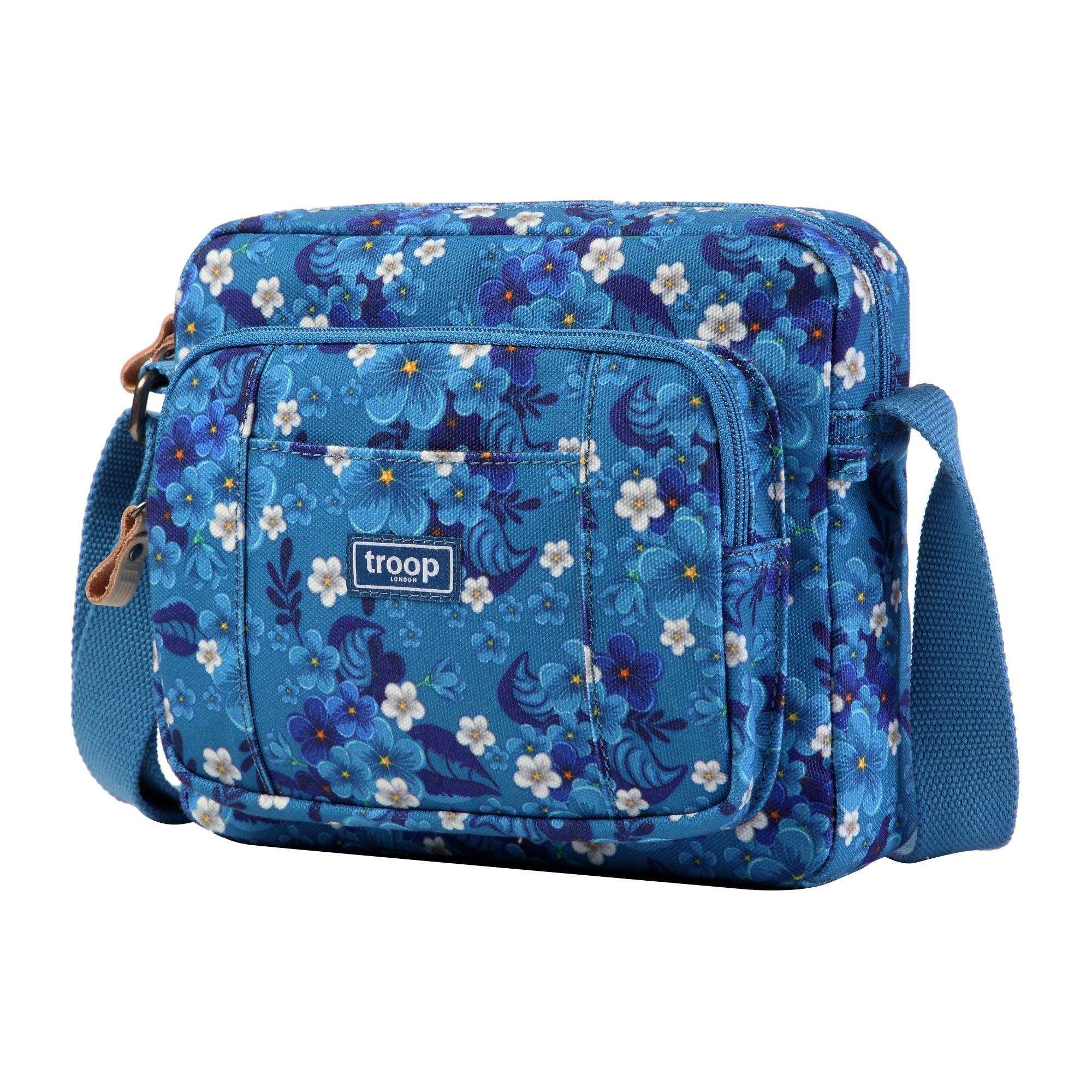 Troop London Classic Canvas Crossbody Bag for Women & Men - Stylish & Durable Shoulder Bag for Travel, Work & Everyday Use