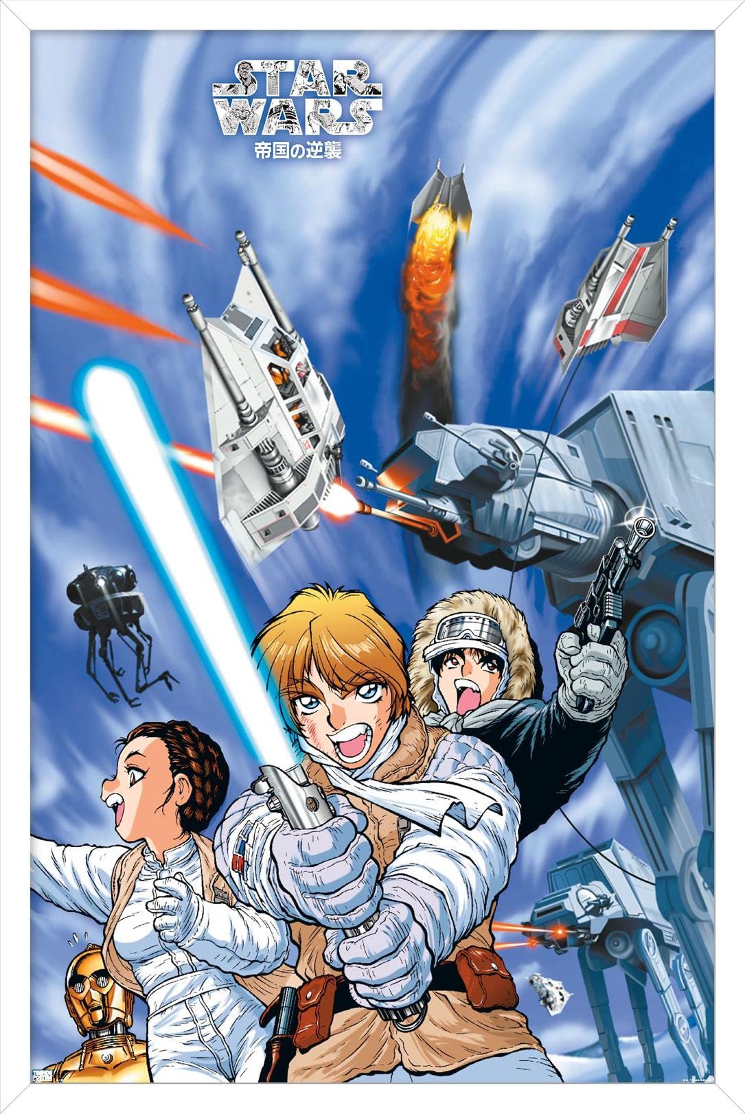 Trends International Star Wars: Manga Madness - Hoth Wall Poster, 14.725