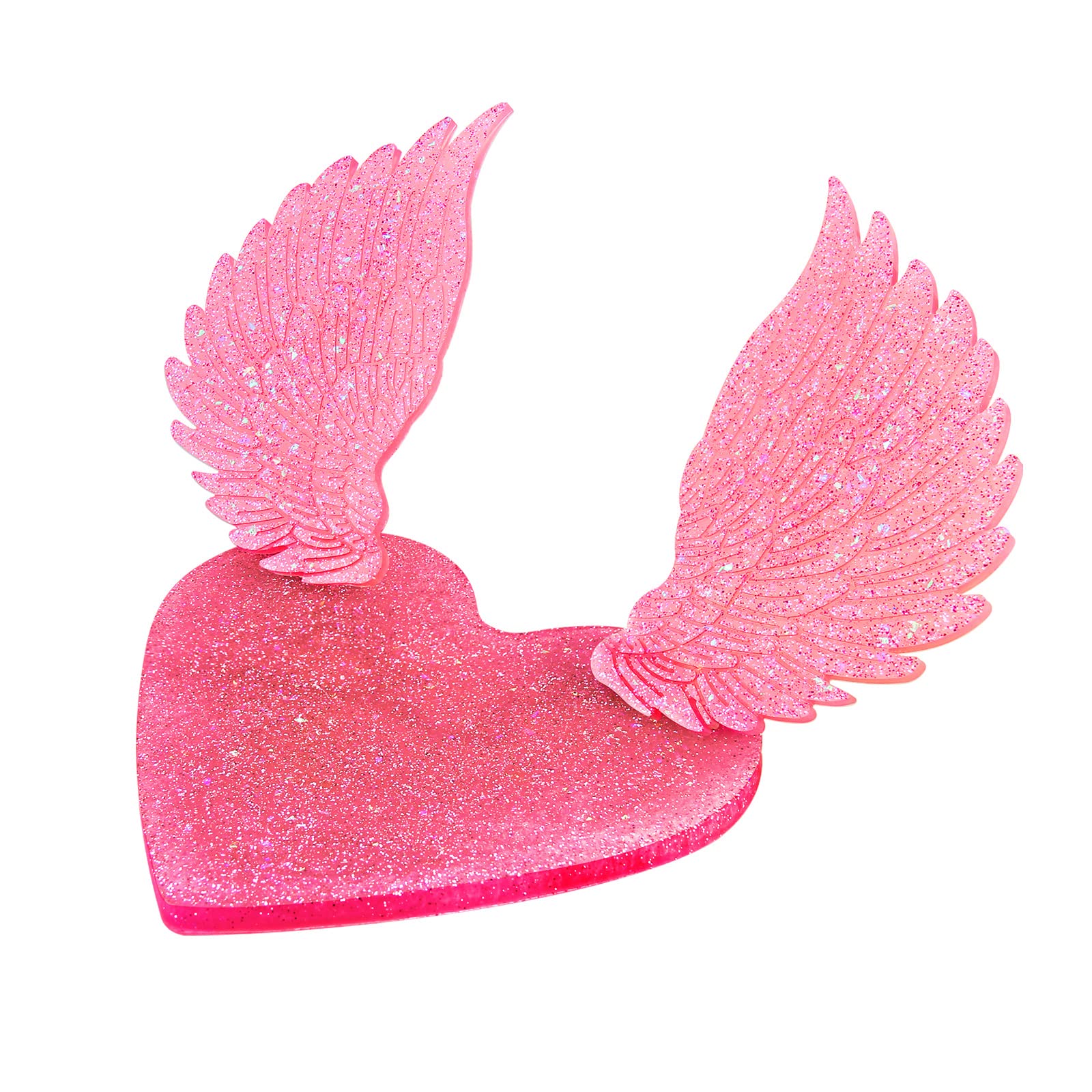 Angel Wings Heart Shaped Resin Mold for DIY Crafts - Memorial Picture Frame Silicone Mold & Candle Holder | Perfect for Memorial Keepsakes, Home Decor, and Gift Making