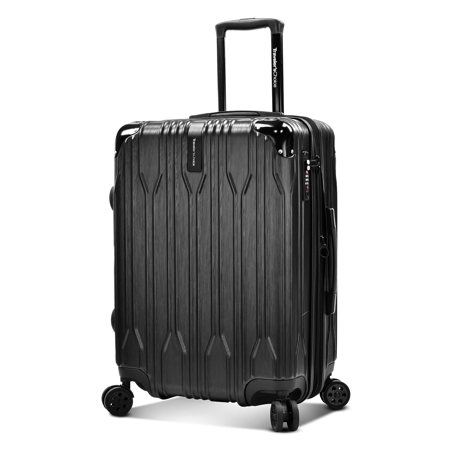 Bell Weather Medium Checked Luggage - Lightweight Durable Suitcase for Travel, Business Trips & Weekend Getaways | Carry-On & Checked Bag Option