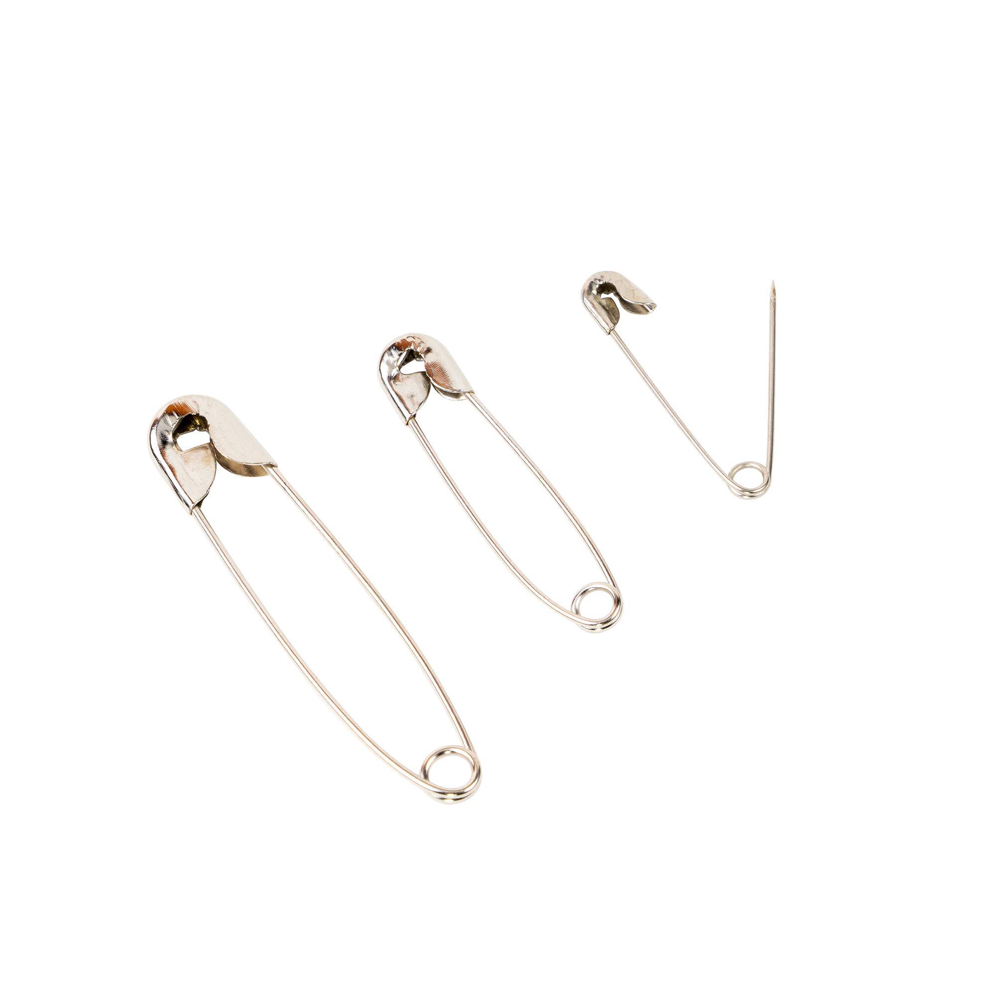 SINGER 07470 Assorted Safety Pins - 65-Piece Multisize Pack for Sewing, Crafting & DIY Projects - Perfect for Fabrics, Quilting & Emergency Repairs