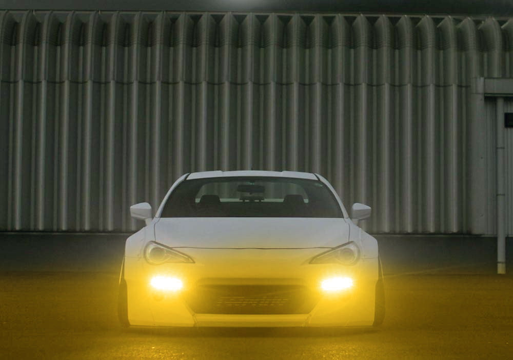 3000K Yellow 30W High Power Flexible LED Daytime Running Lights & Puddle Lamps Kit - Durable Waterproof Car Lighting for Trucks, SUVs, Jeeps (Easy Installation, Enhanced Visibility)