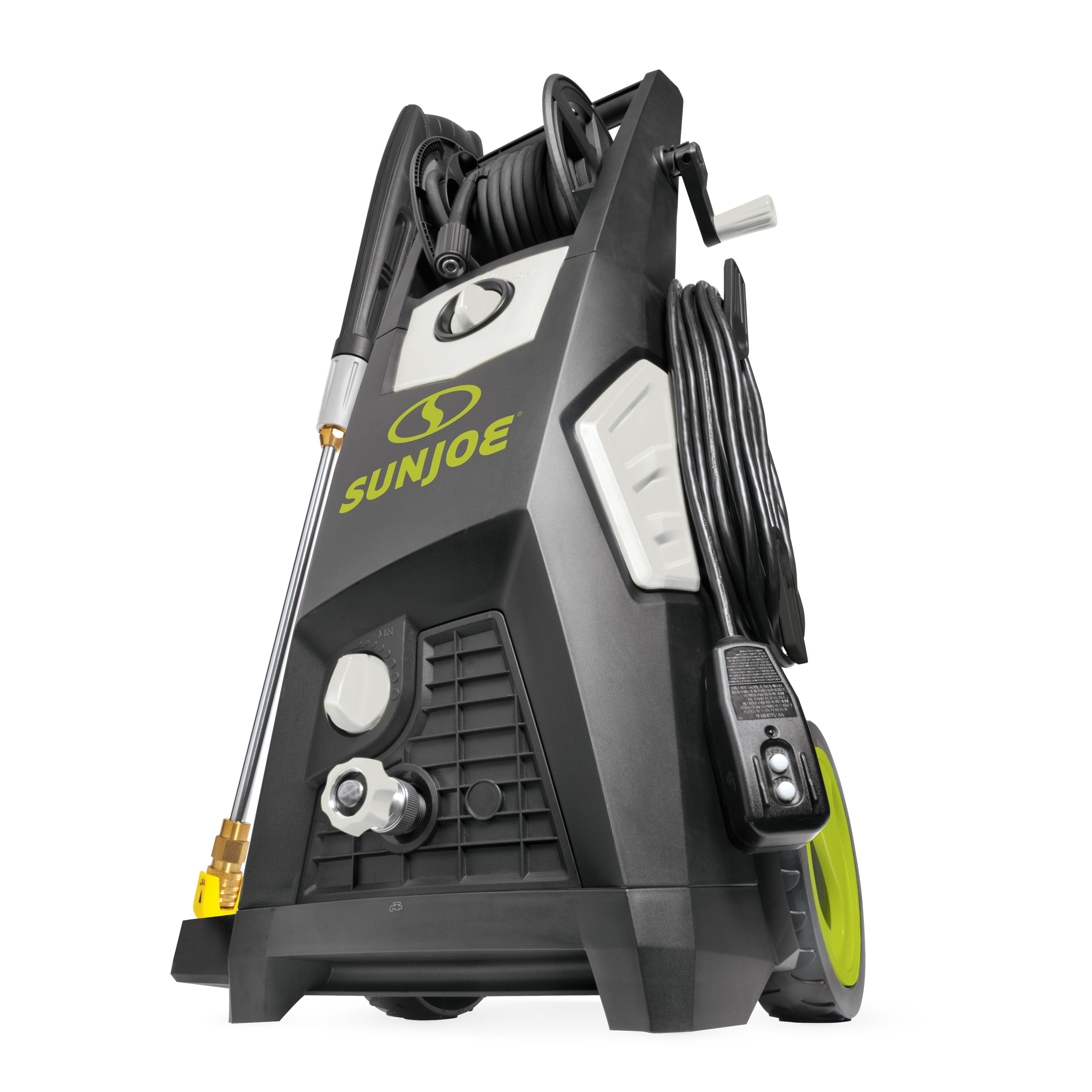 Sun Joe SPX3501 2000 PSI Electric Pressure Washer with 1.1 GPM Flow Rate & Hose Reel | Brushless Induction Motor | Ideal for Home Cleaning, Driveway Washing, and Outdoor Maintenance