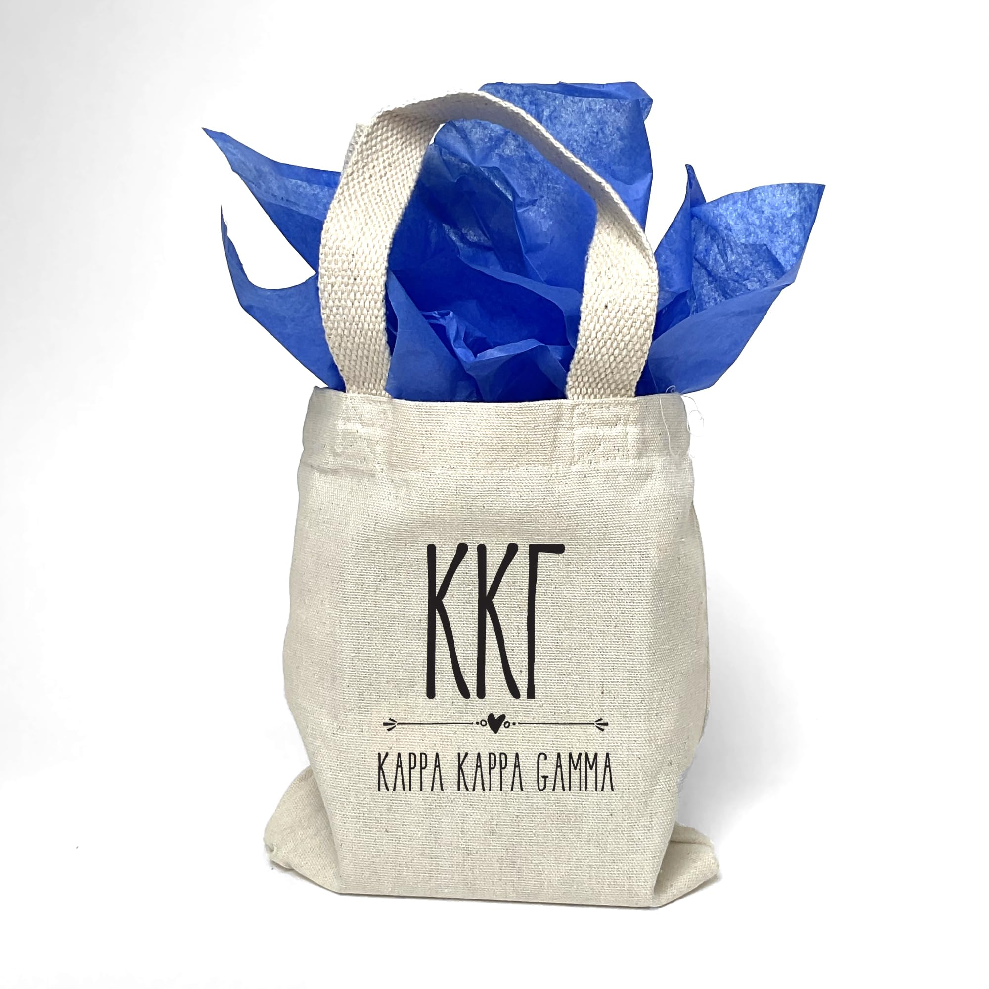 Stylish Mini Tote Bag with Greek Letters & Sorority Name - Perfect Sorority Gift & Goodie Bag for College Events, Rush Week & Sisterhood Activities