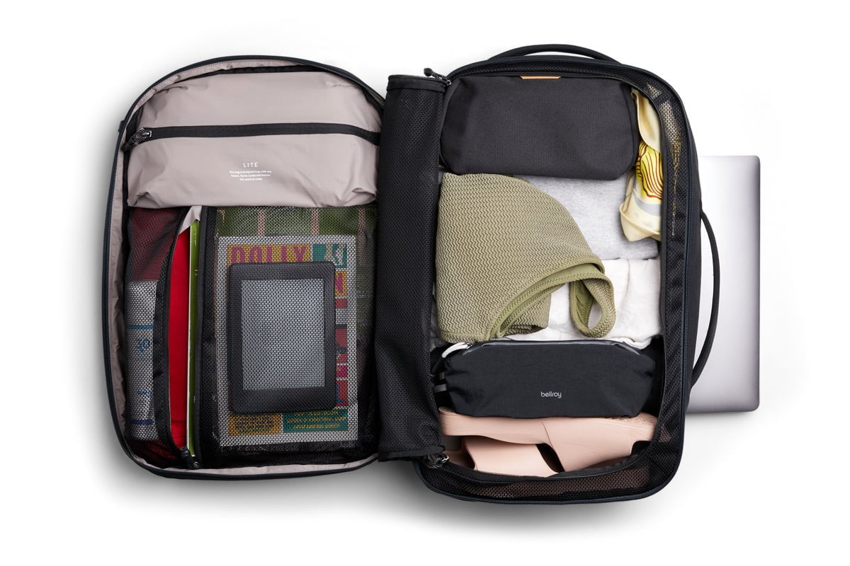 Bellroy Lite Travel Pack 30L - Lightweight Waterproof Backpack for Travel & Hiking | Perfect for Weekend Getaways & Commuting