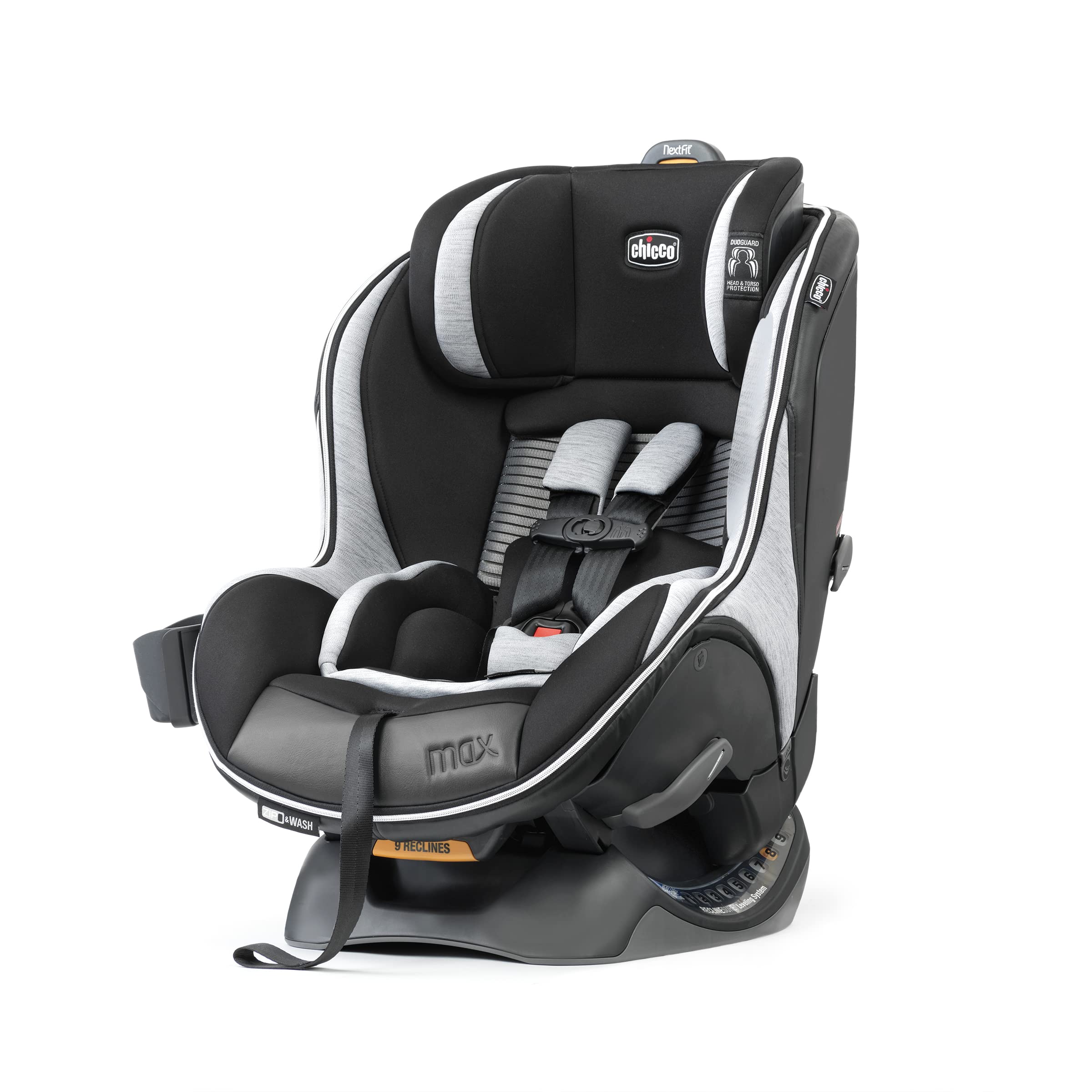 Chicco NextFit Max Zip Air Convertible Car Seat for Infants & Toddlers - Rear Facing (12-40 lbs) to Forward Facing (25-65 lbs) - Breathable Mesh & Zip-Air Technology - Perfect for Road Trips, Daily Commutes & Family Travel