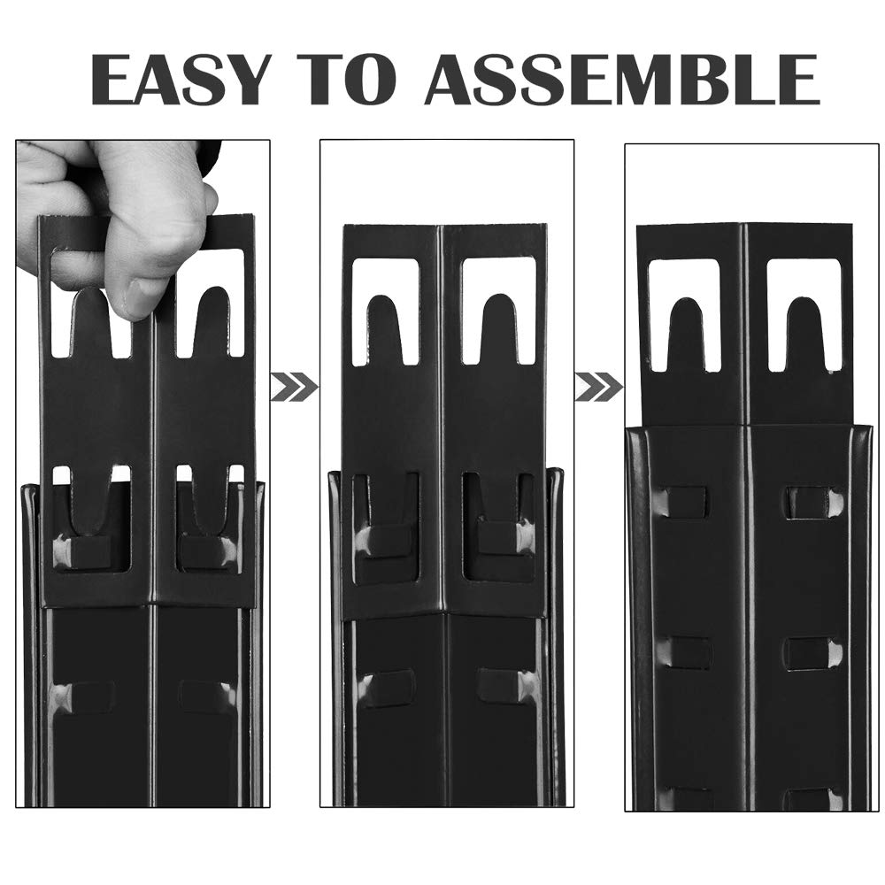 Heavy Duty 5-Tier Metal Storage Shelves - Adjustable Garage Shelving Unit for Home, Shed & Workshop (59
