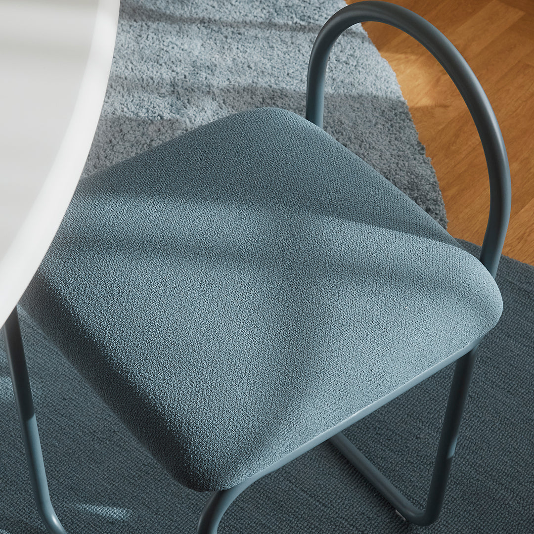 AYTM Angui Chair - Modern Ergonomic Lounge Chair for Living Room, Office & Reading - Comfortable Mid-Century Design with Wooden Legs
