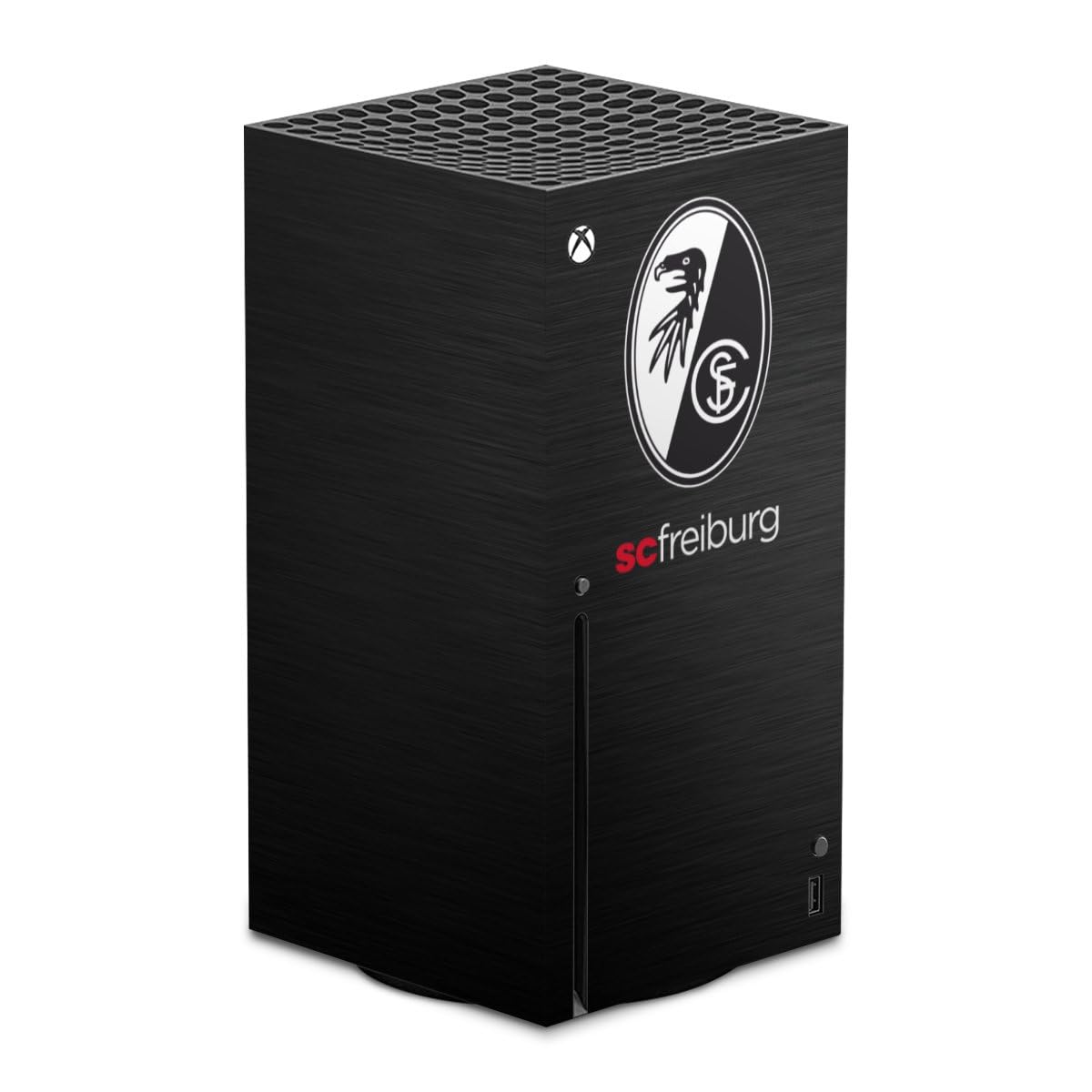 DeinDesign Skin Compatible with Microsoft Xbox Series X - Scratch-Resistant Sticker - Officially Licensed SC Freiburg Design - Perfect for Gaming Protection & Team Spirit