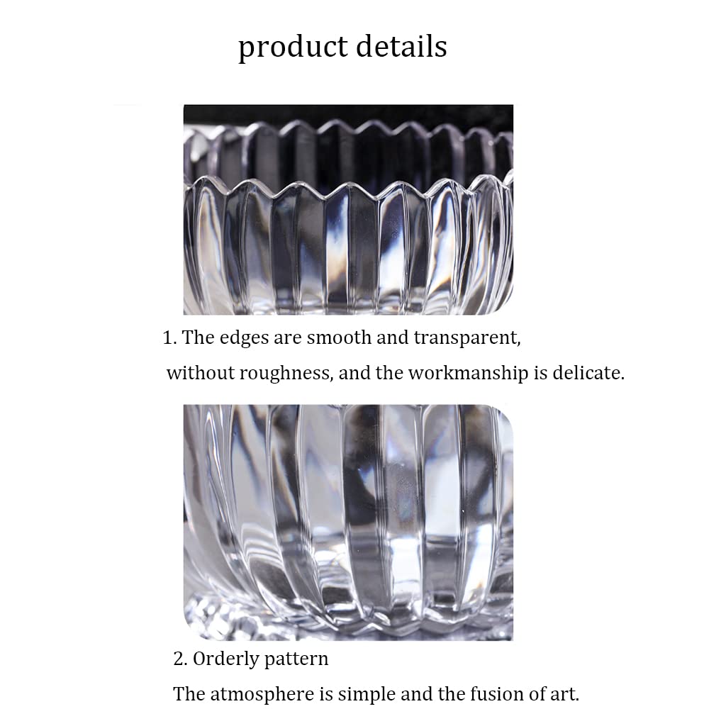 **Large Transparent Glass Fruit Bowl - Elegant Home Decor for Living Room, Coffee Table | Perfect for Serving Fruits, Candy, Snacks & Party Dishes**    *(Use: Ideal for family gatherings, entertaining guests, or as a stylish centerpiece to display fresh fruits and treats in your living room or dining area.)*