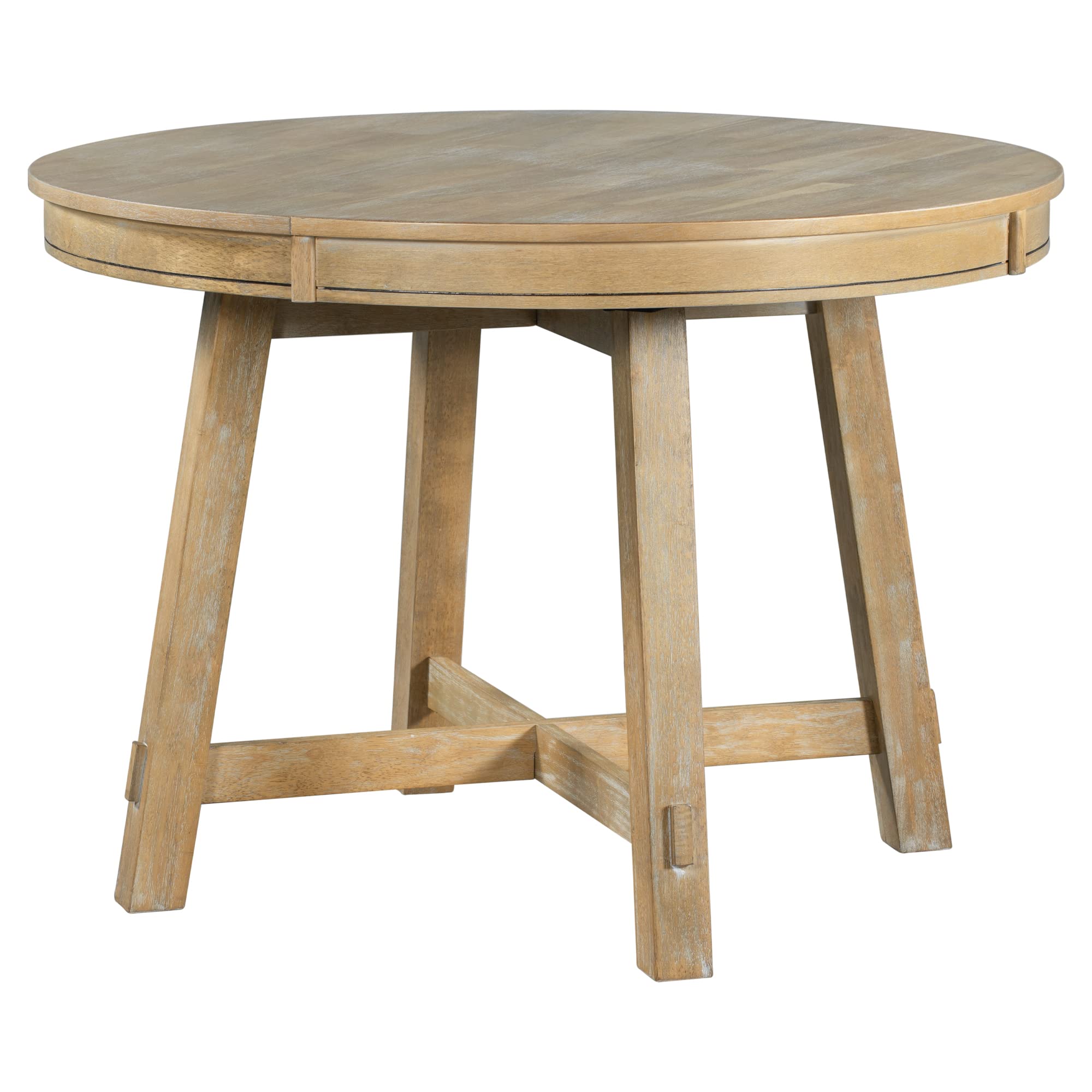 Farmhouse Extendable Dining Table with Leaf - Kitchen & Dining Room Furniture for Family Gatherings