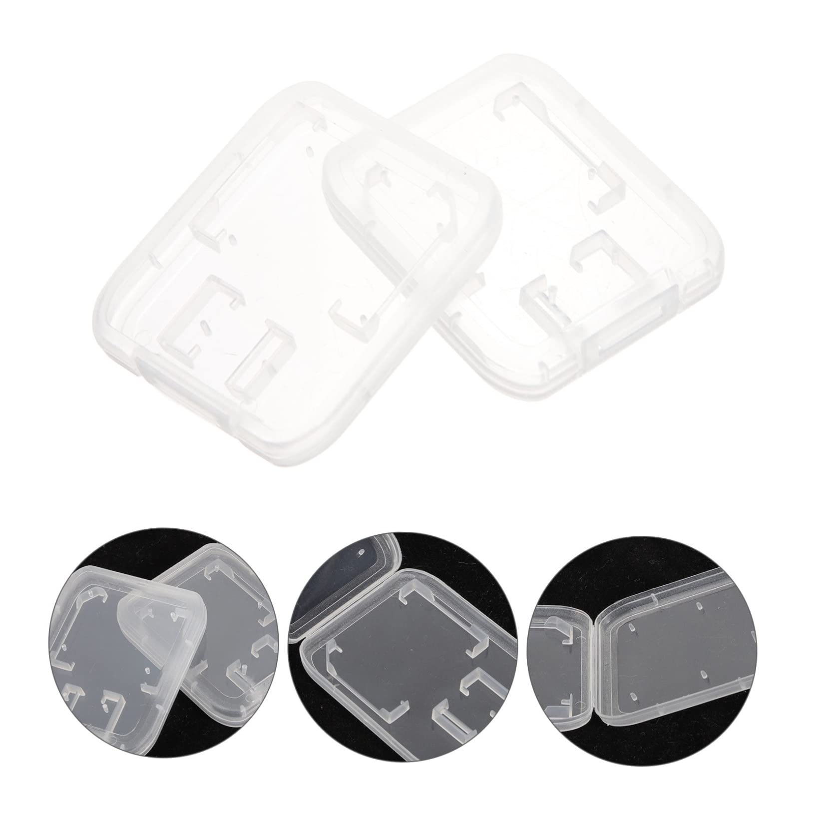 MERRYHAPY 24pcs Memory Card Storage Box - Waterproof SD Card Holder Case for Camera, GoPro, DSLR - Compact Memory Card Organizer for Travel & Photography Accessories