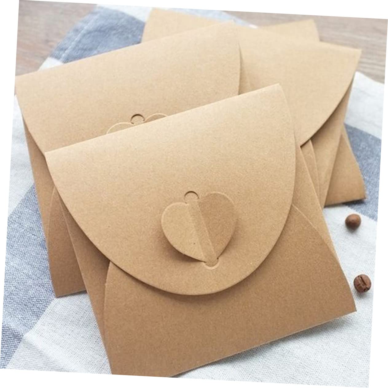 200 Pcs Kraft Paper CD/DVD Sleeves - Eco-Friendly Blank Storage Envelopes for Music, Movies & Data Discs | Perfect for Home Organization, Media Archiving & Retail Packaging