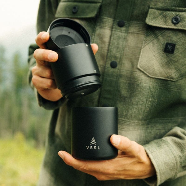 VSSL Nest Pour Over Coffee Maker - Portable Drip Coffee Brewer for Camping, Travel & Home Use - Lightweight & Compact Design for Fresh Coffee Anywhere