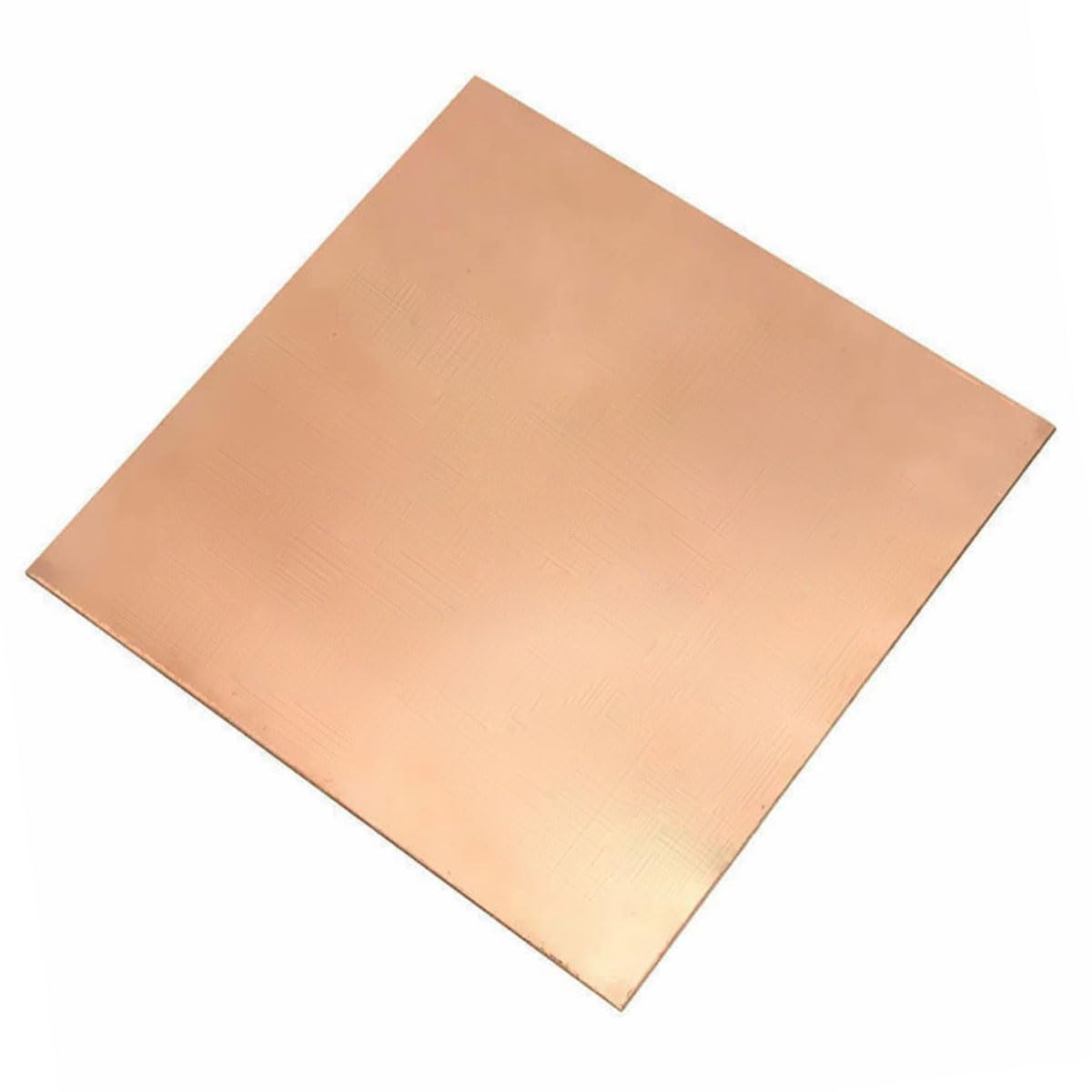 99% Pure Copper Sheet 5mm Thickness - 100x100mm Copper Plate for DIY Crafts, Art Projects & Electrical Equipment | High-Quality Copper Sheeting for Jewelry Making, Home Decor & Industrial Use