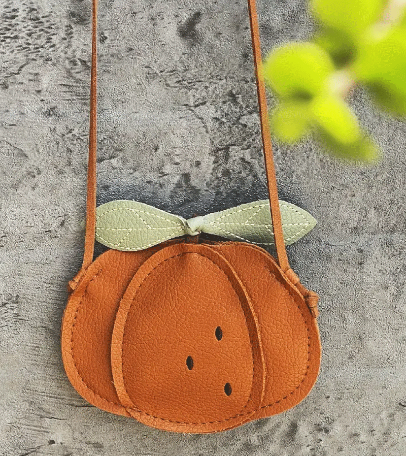 Stylish Pumpkin Shoulder Bag for Women - Trendy Crossbody Purse with Adjustable Strap, Perfect for Fall Fashion, Daily Use & Travel Accessories
