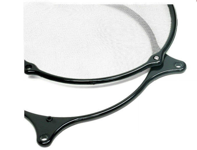 ModRight 80mm Fine Mesh Aluminum Fan Filter - Black - Dust Proof PC Case Fan Cover for Computer Cooling & Airflow Optimization