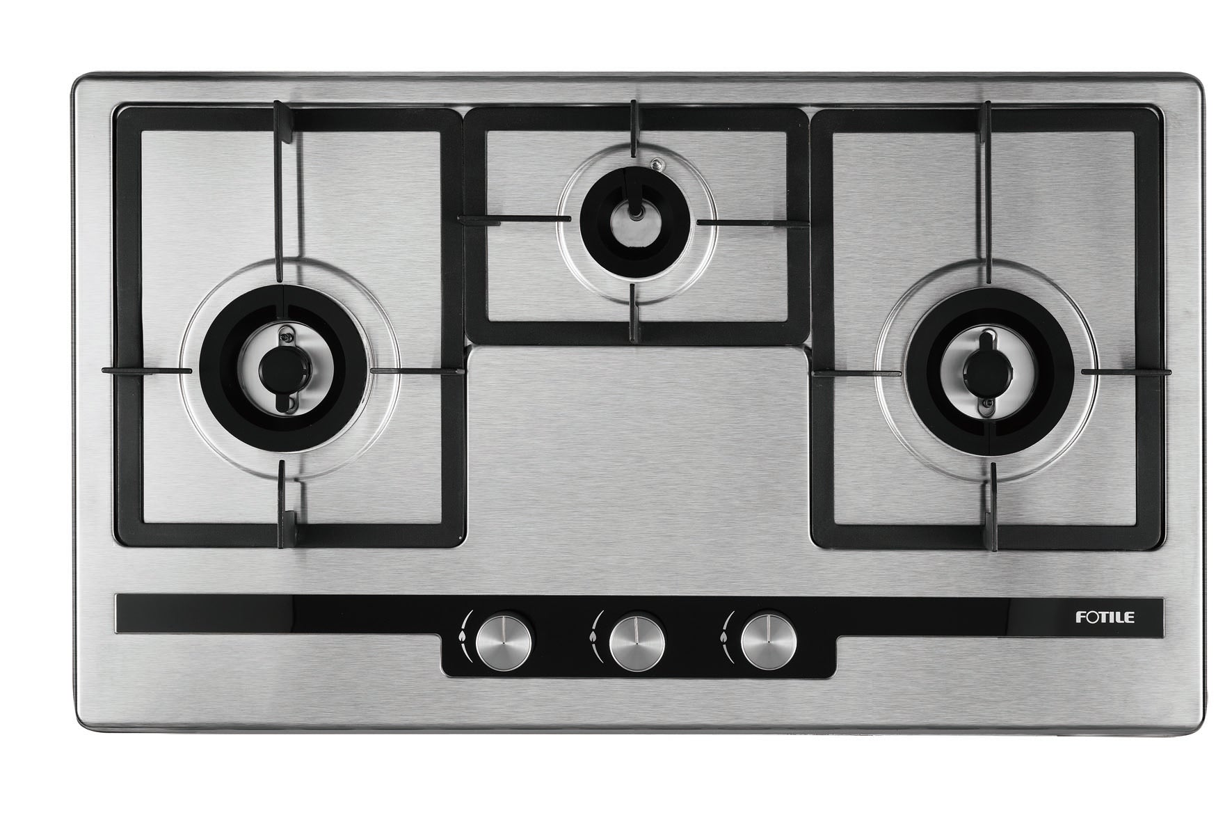 Fotile EPS Series 31 Inch Stainless Steel Gas Cooktop with 3 Sealed Burners - Model GAS78307 | Perfect for Modern Kitchens, Home Cooking & Professional Chefs