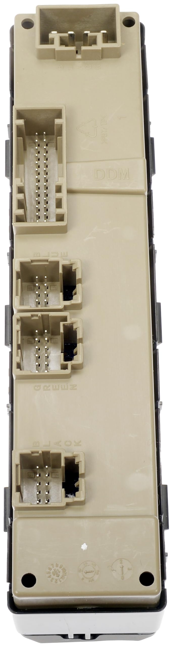 Dorman 920-020 8-Button Front Driver Side Master Window Switch Assembly - Compatible with Cadillac, Chevrolet, GMC Vehicles | Replacement for Power Window Controls | Perfect for Truck & SUV Drivers