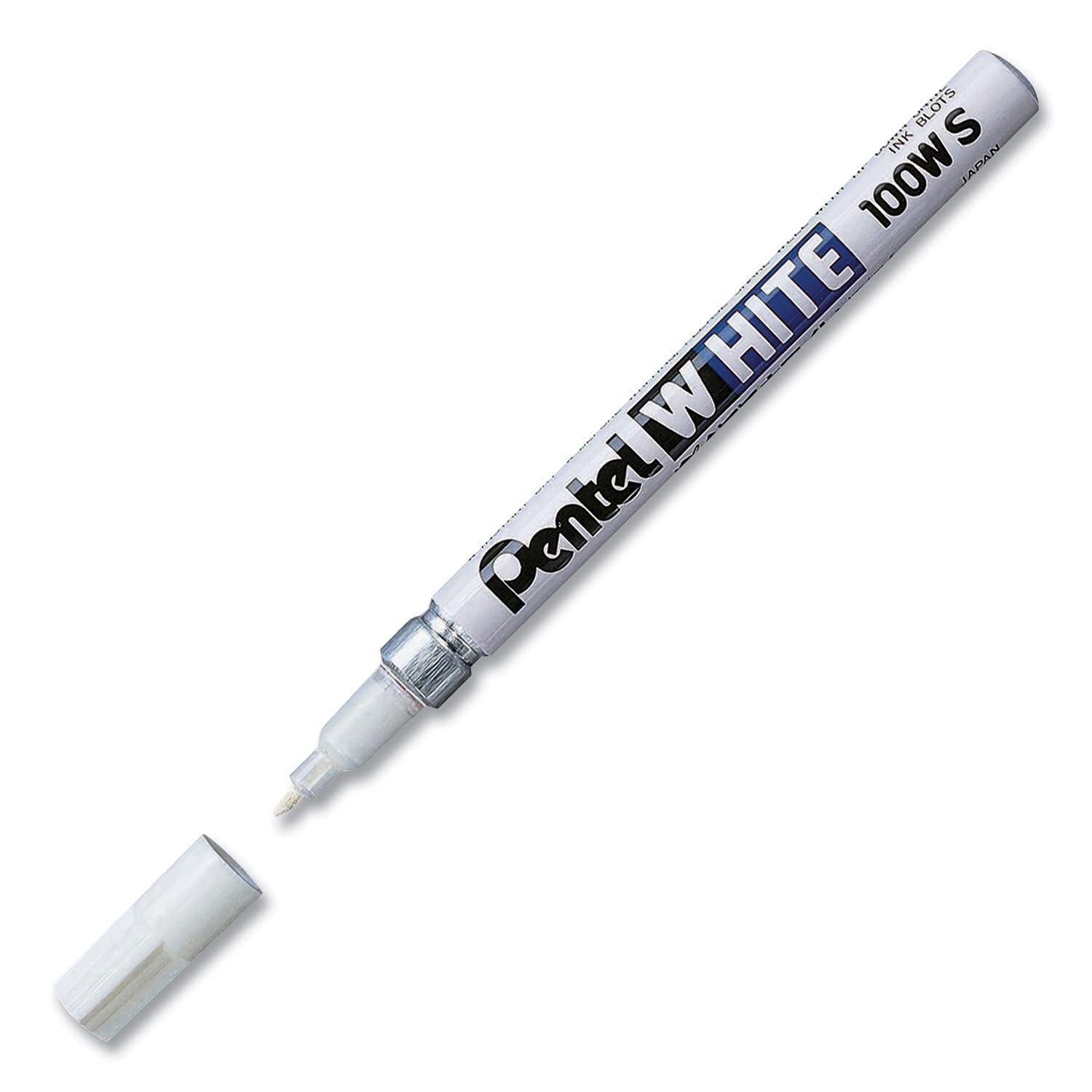 Wholesale CASE of 25 - Pentel Felt Tip White Markers, Fine Point, Non-Toxic, Quick-Drying - Perfect for Art Projects, Office Use & Whiteboard Marking