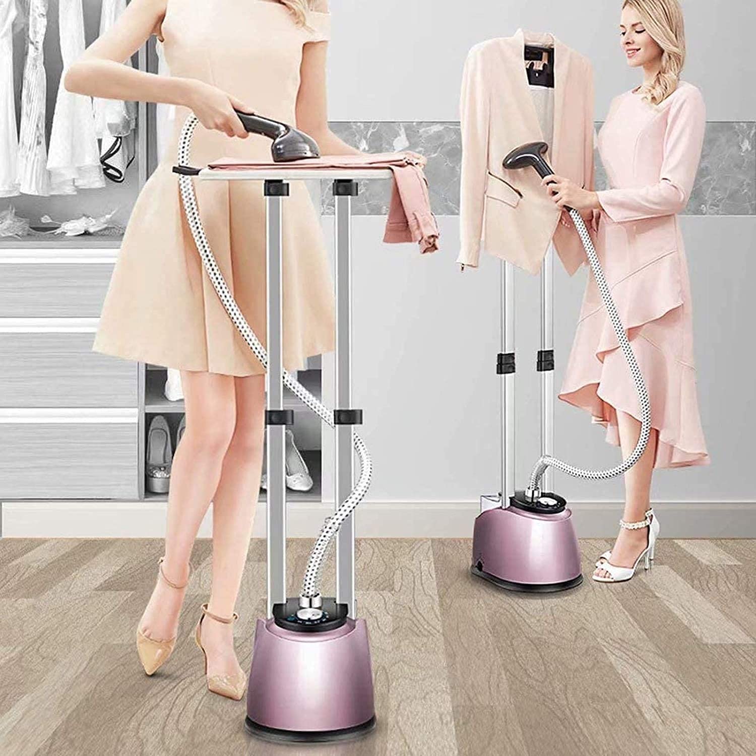 Professional Garment Steamer with 10 Steam Levels & 2.2L Tank - Portable Clothes Steamer for Wrinkles, Fabric Refresher - Perfect for Travel, Home Use & Professional Wardrobe Care