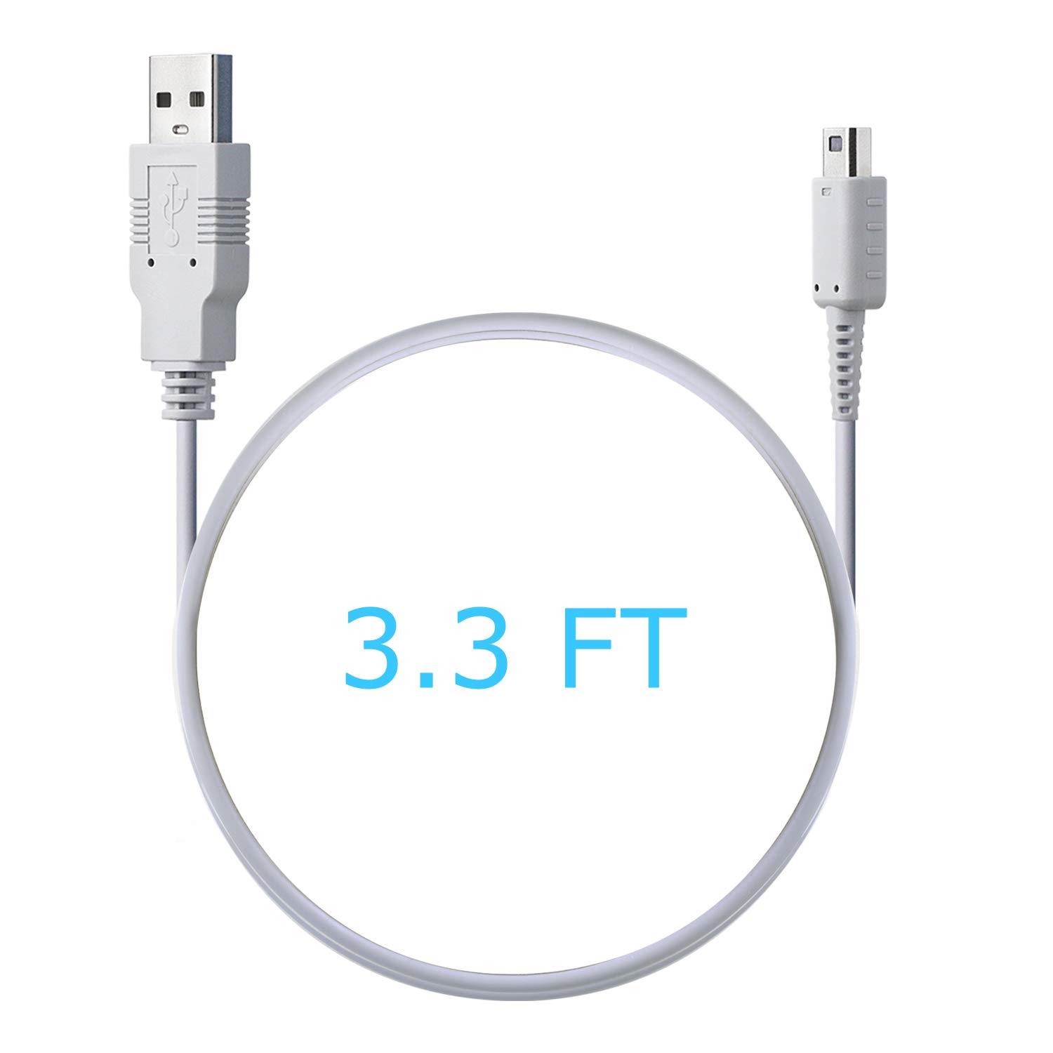 Original Title: SUNMON USB Charger Cable for Wii U Gamepad Remote Controller Back-up USB Charger Power Cable Cord Replacement - White   Optimized Title: SUNMON USB Charger Cable for Wii U Gamepad - Fast Charging Replacement Power Cord (White) - Perfect for Gaming Sessions & Backup Charging