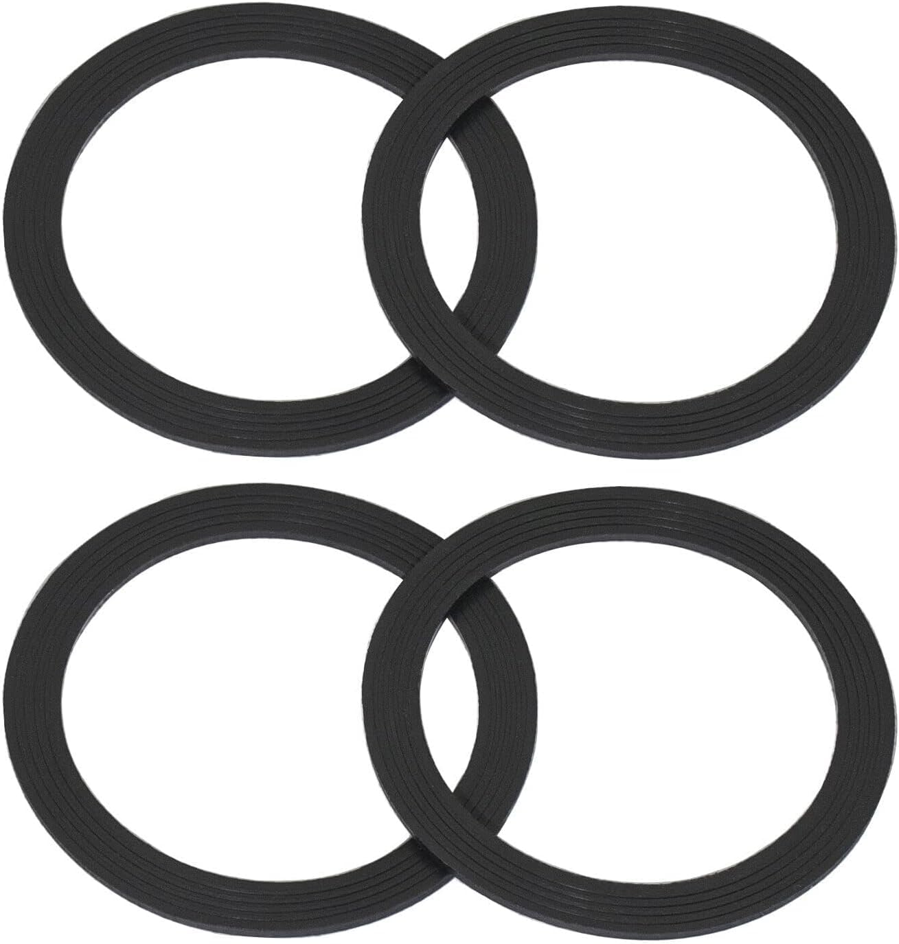 4-Piece Blade Seal Ring Gaskets Replacement for Braun Blender Models 4184, MX2000 & MX2050 (Part# 4184-625) - Durable Leak-Proof Seal for Smooth Blending of Smoothies, Sauces & Nut Butters