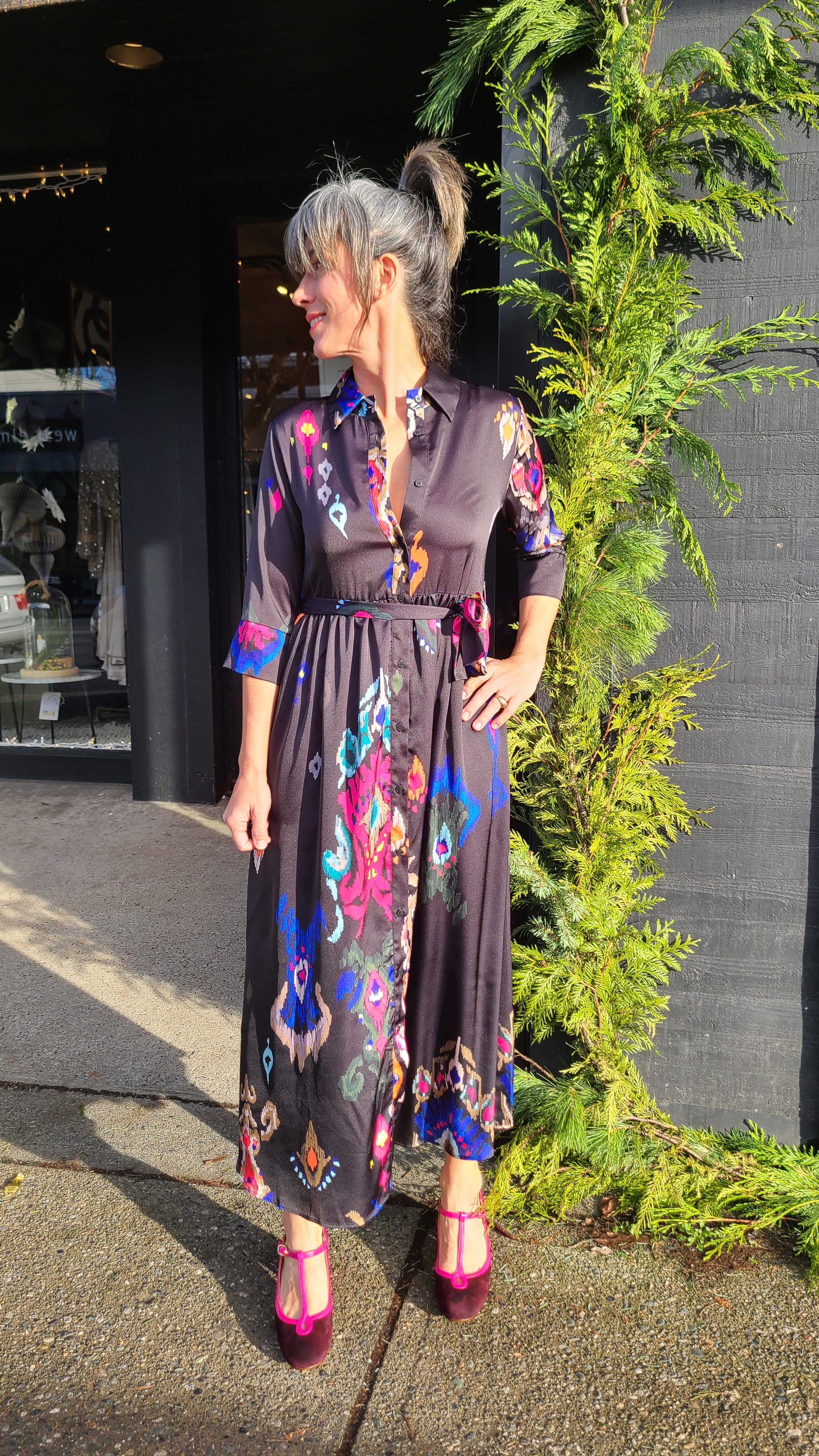 Natalia Dress for Women - Elegant Floral Print Summer Maxi Dress - Perfect for Beach Vacations, Weddings & Date Nights
