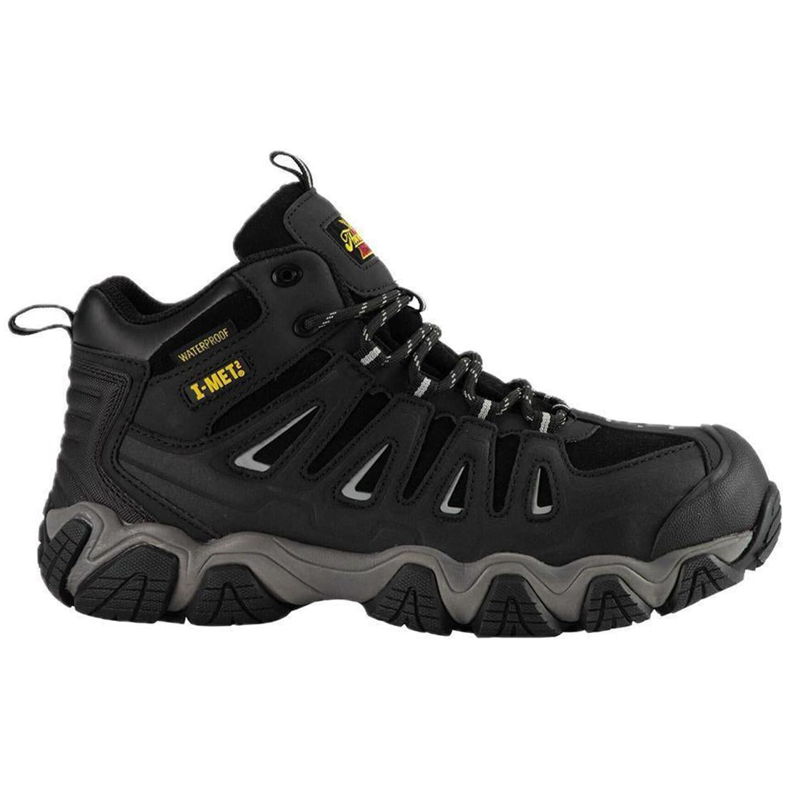 Crosstrex I MET² Waterproof Composite Toe Hiker Boots for Men - Black | Lightweight Hiking Shoes for Outdoor, Work & Construction | ASTM F2413-11 Safety Certified