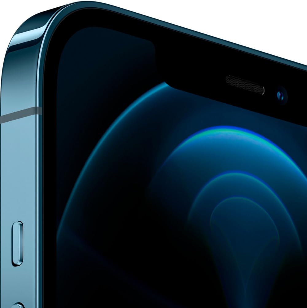 Apple iPhone 12 Pro Max 5G Smartphone - US Version 256GB Pacific Blue (Renewed) for AT&T - Perfect for Business, Travel & High-Performance Mobile Needs